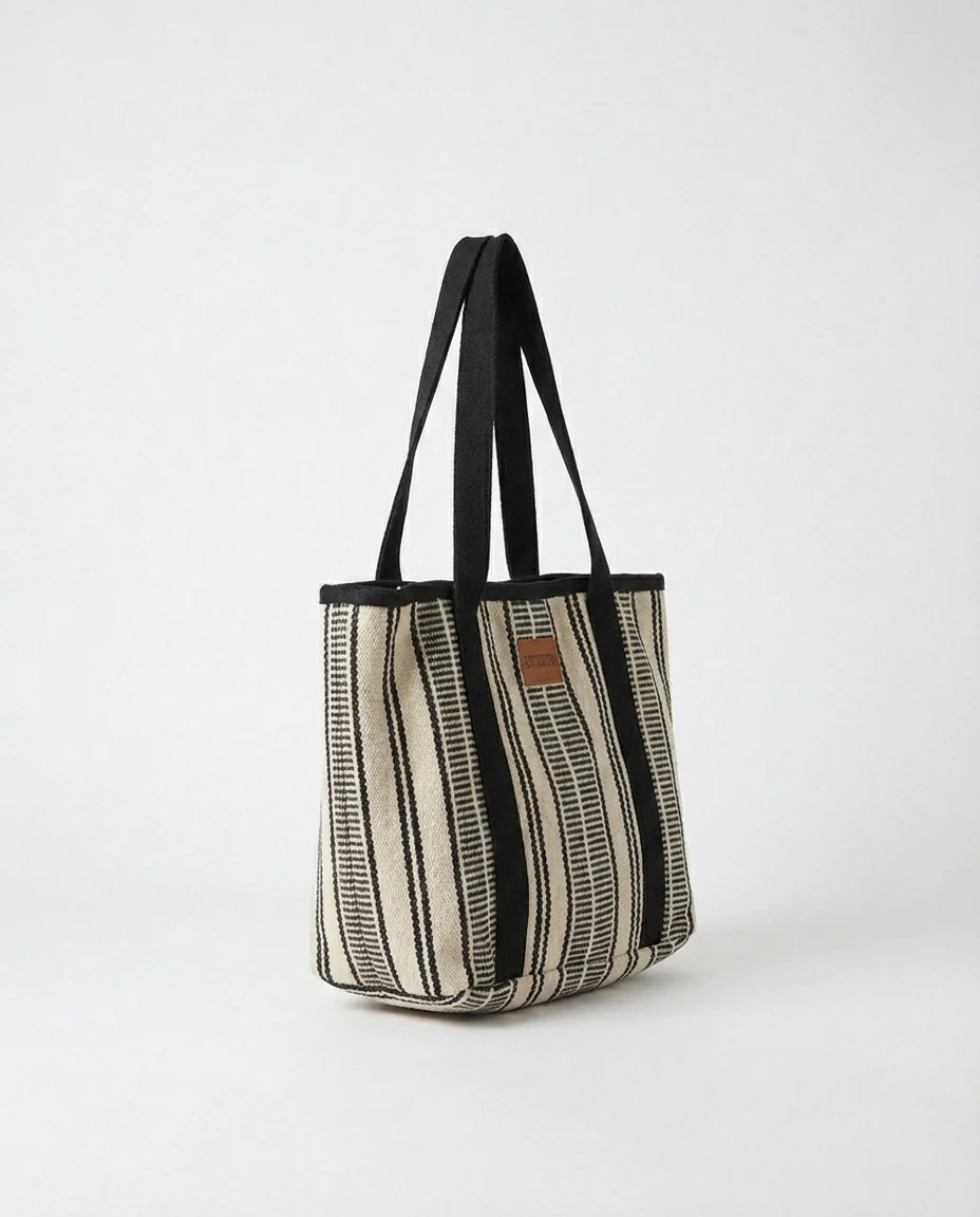 bolsa tela rayas - Image 2