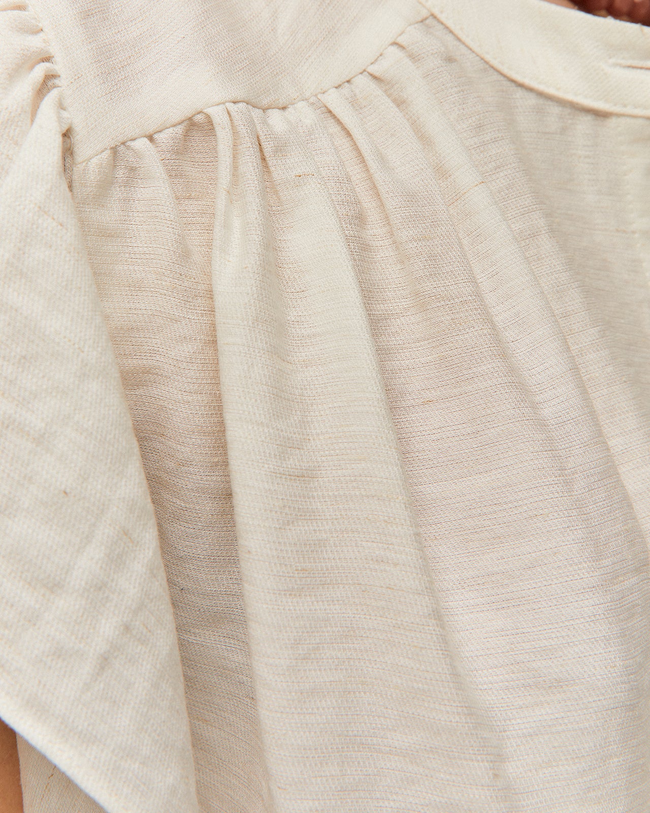 Camisa volantes lino - Image 5