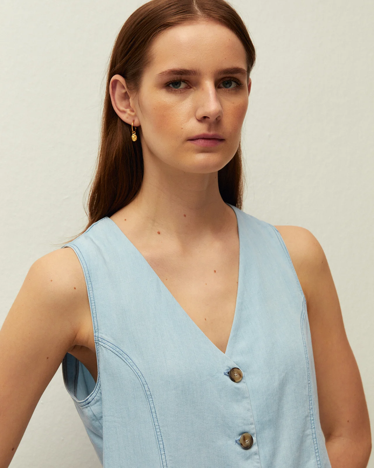 Chaleco efecto denim - Image 4