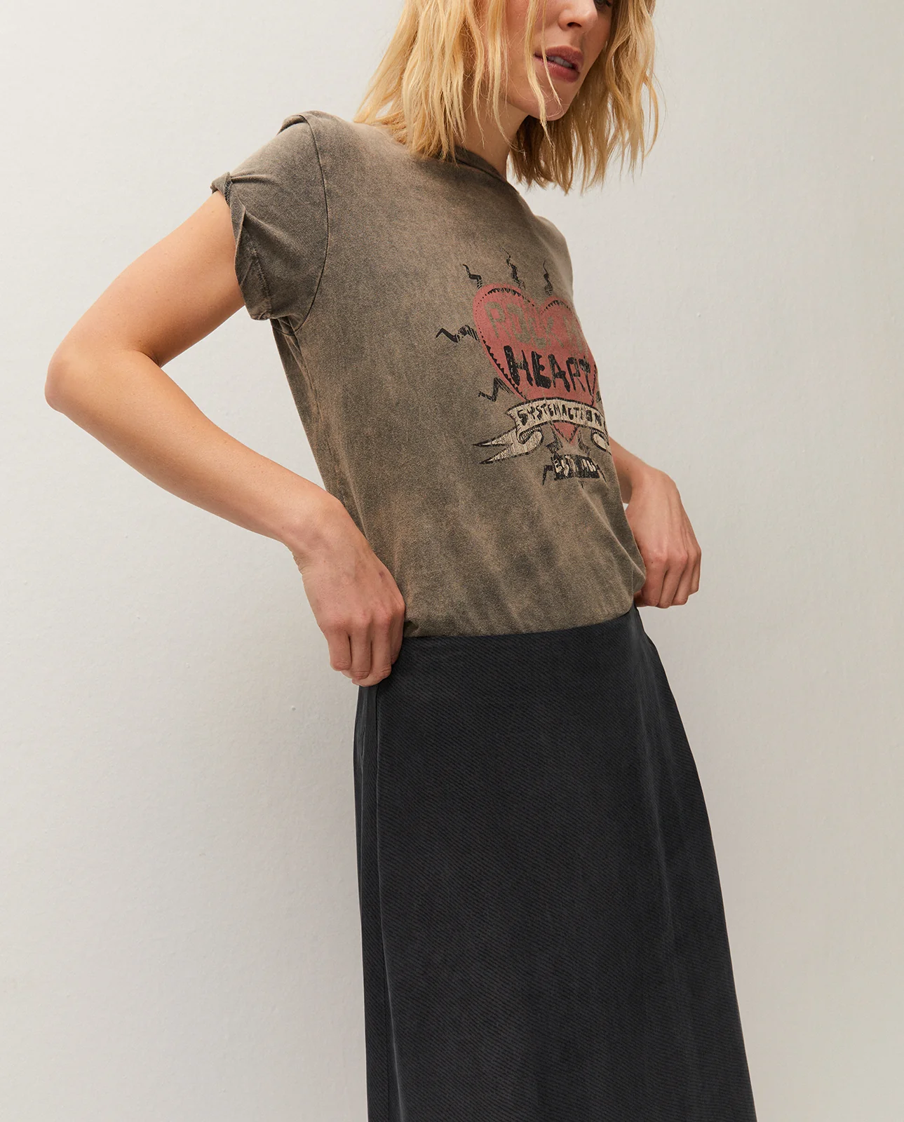 Falda de cupro estampada - Image 4