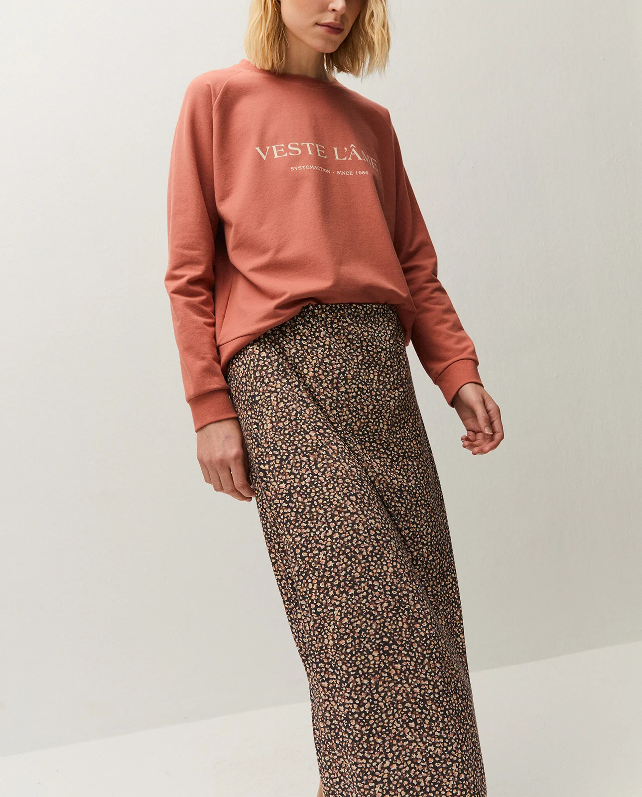 Falda estampada con goma - Image 4