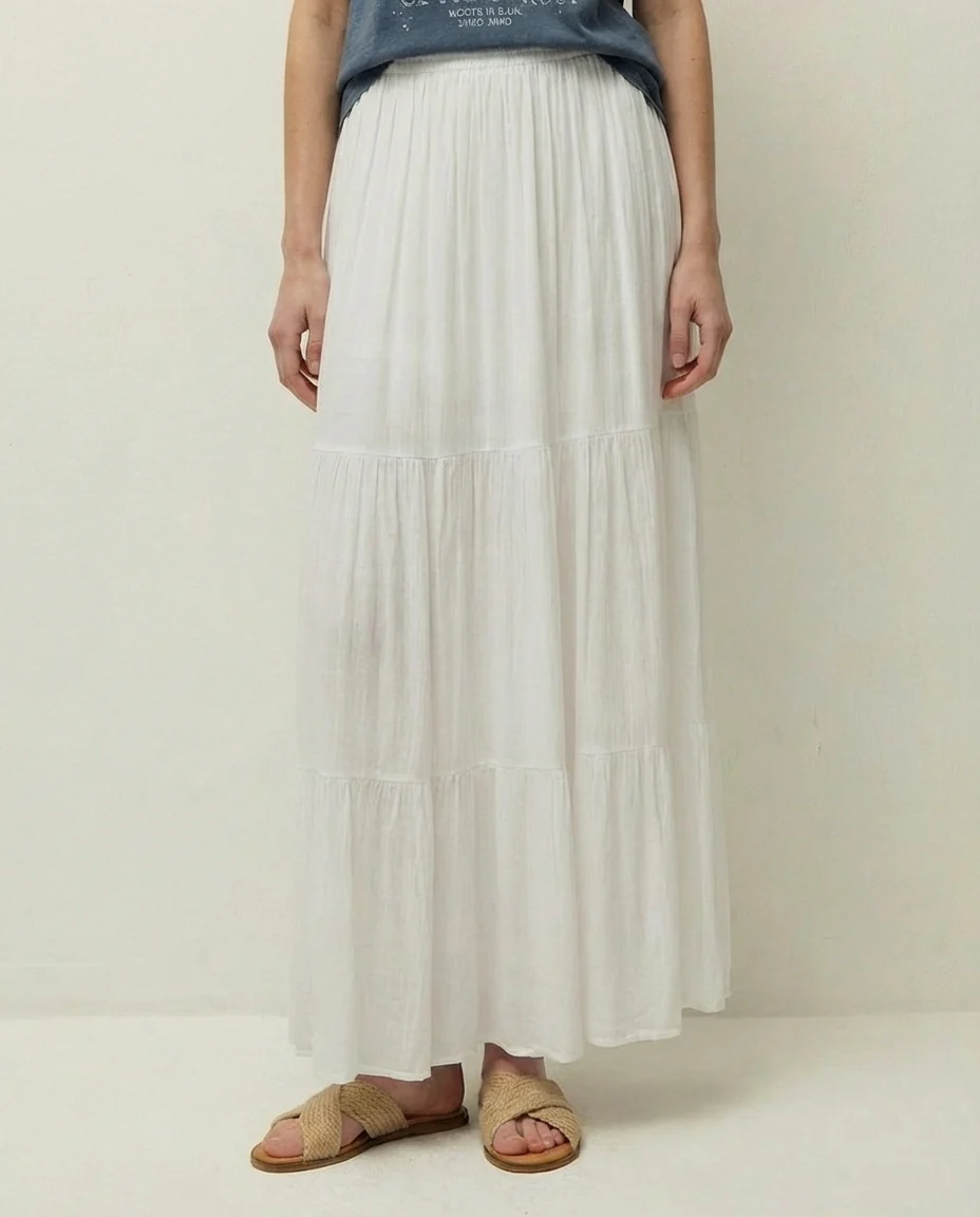 Falda midi bambula forro - Image 3