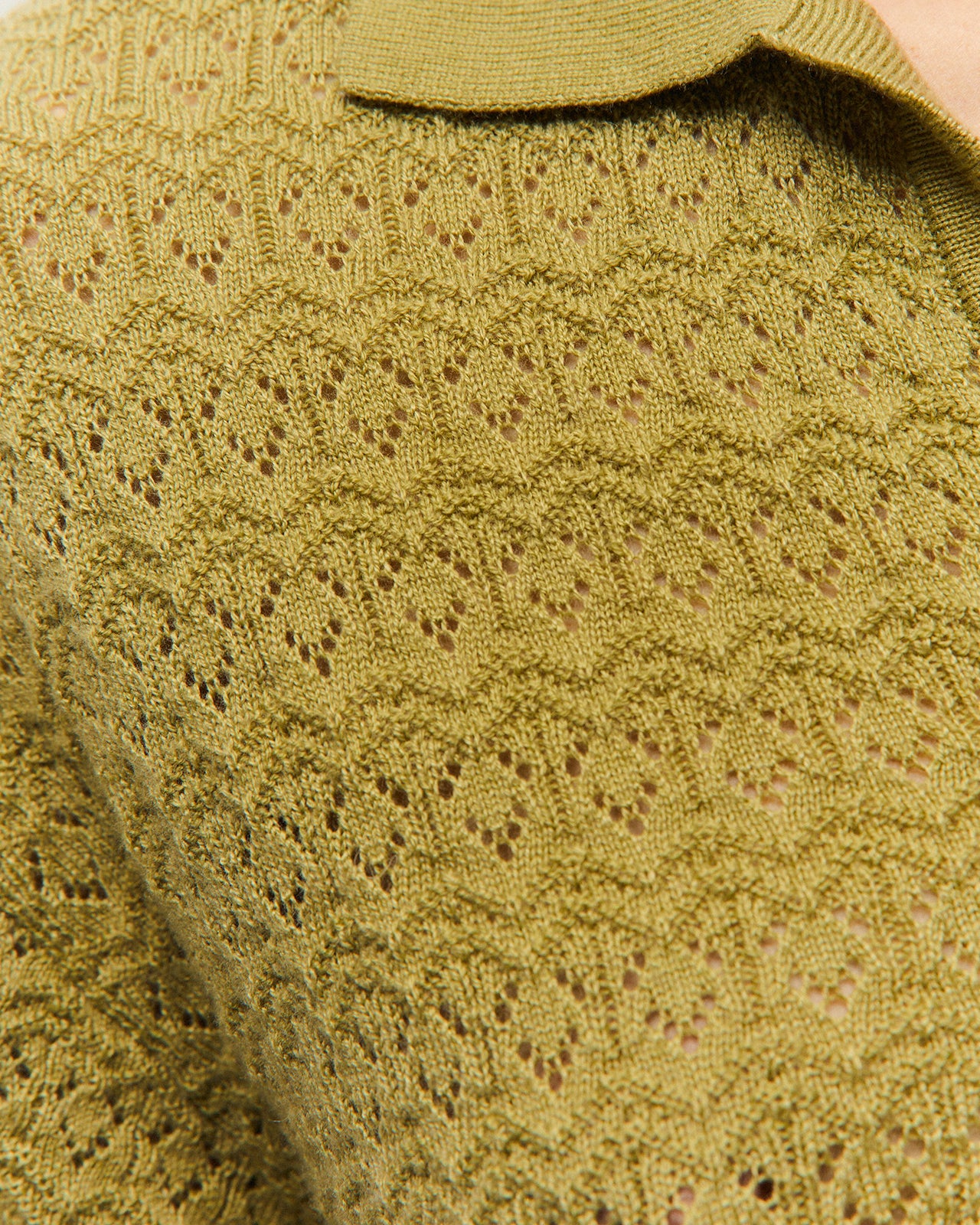 Jersey calado cuello polo - Image 5