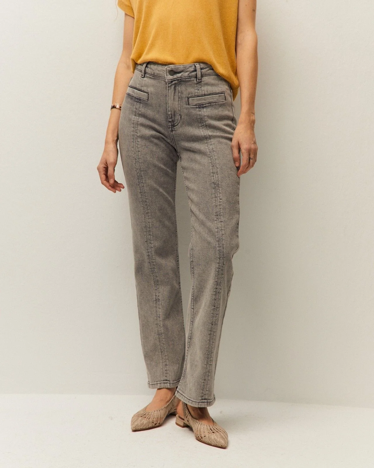 Pantalón denim nervio - Image 3