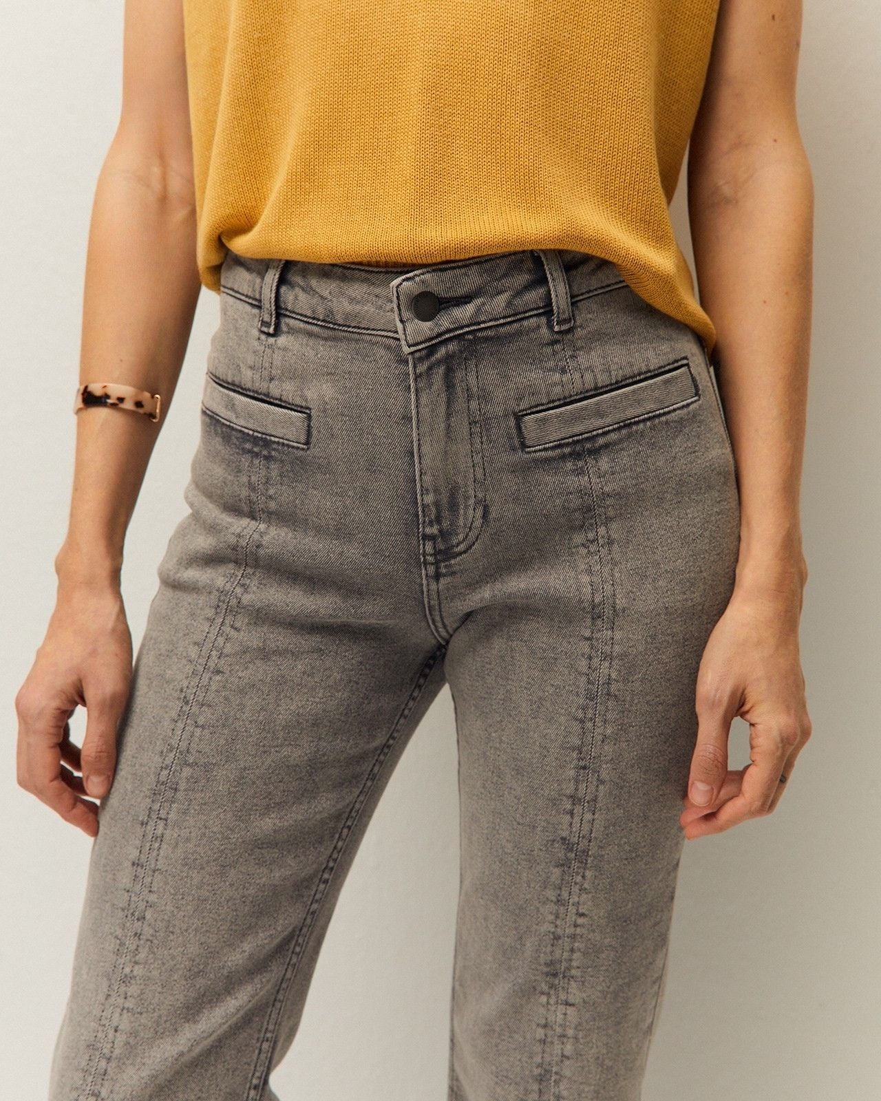 Pantalón denim nervio - Image 4