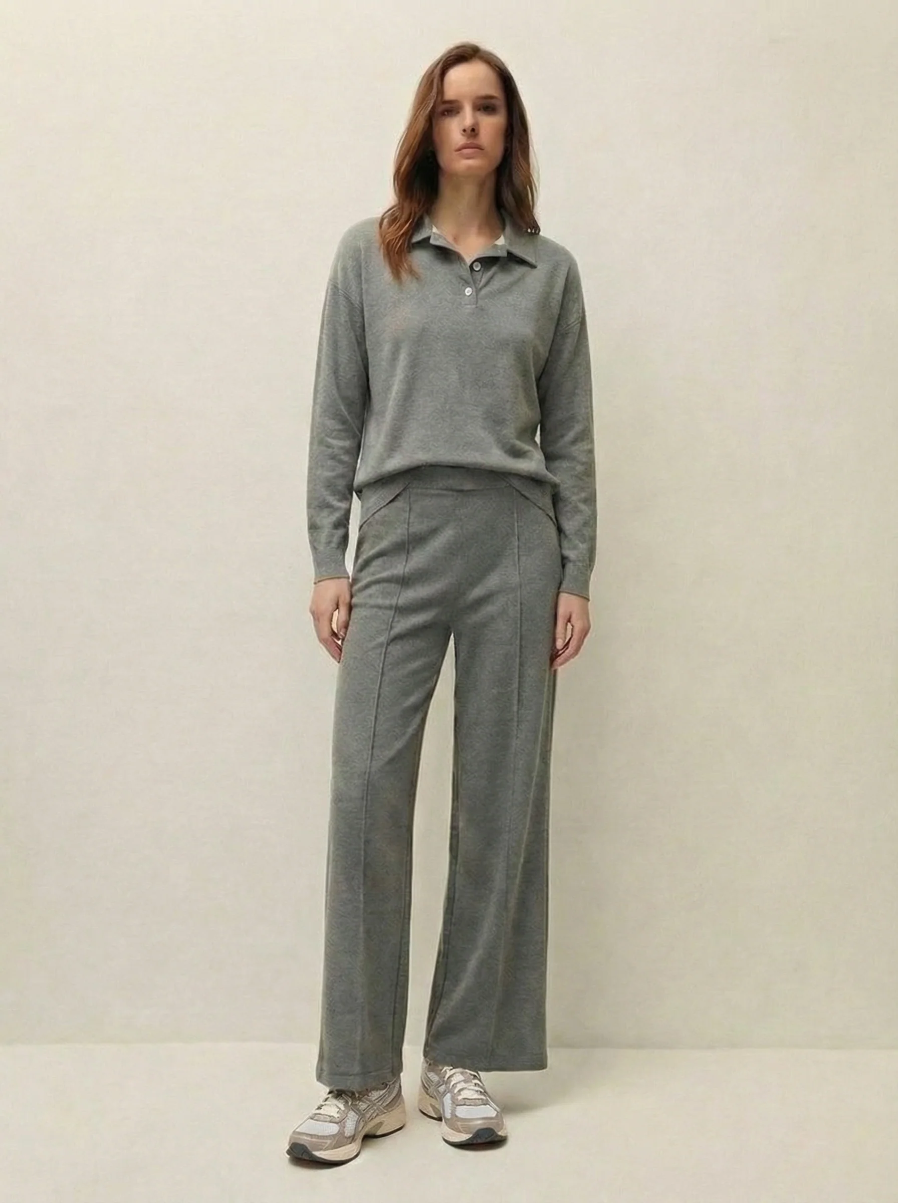 Pantalón goma pata ancha