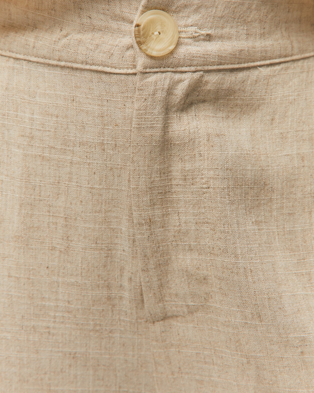 Pantalón lino con botón - Image 5