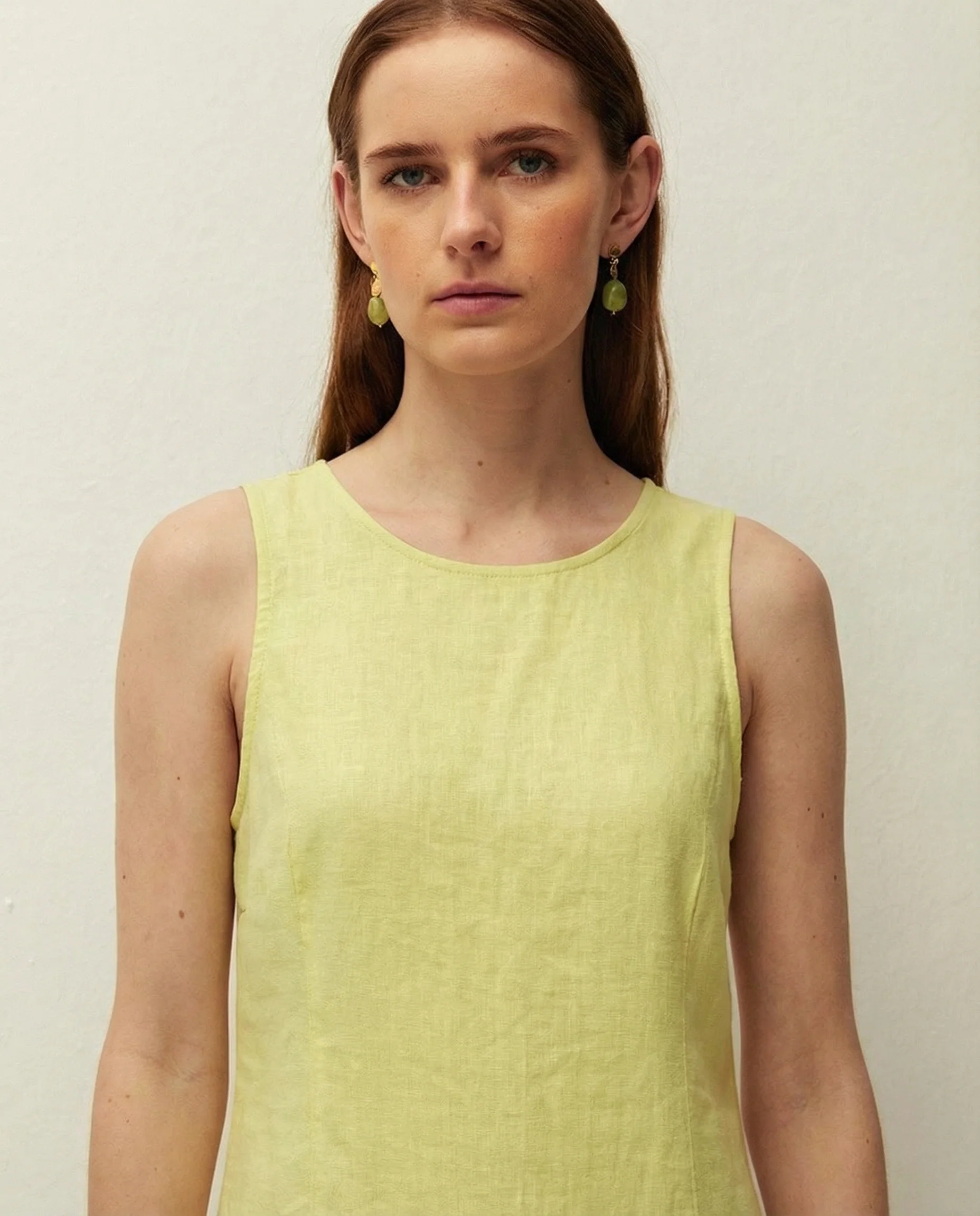 Vestido corto lino - Image 4