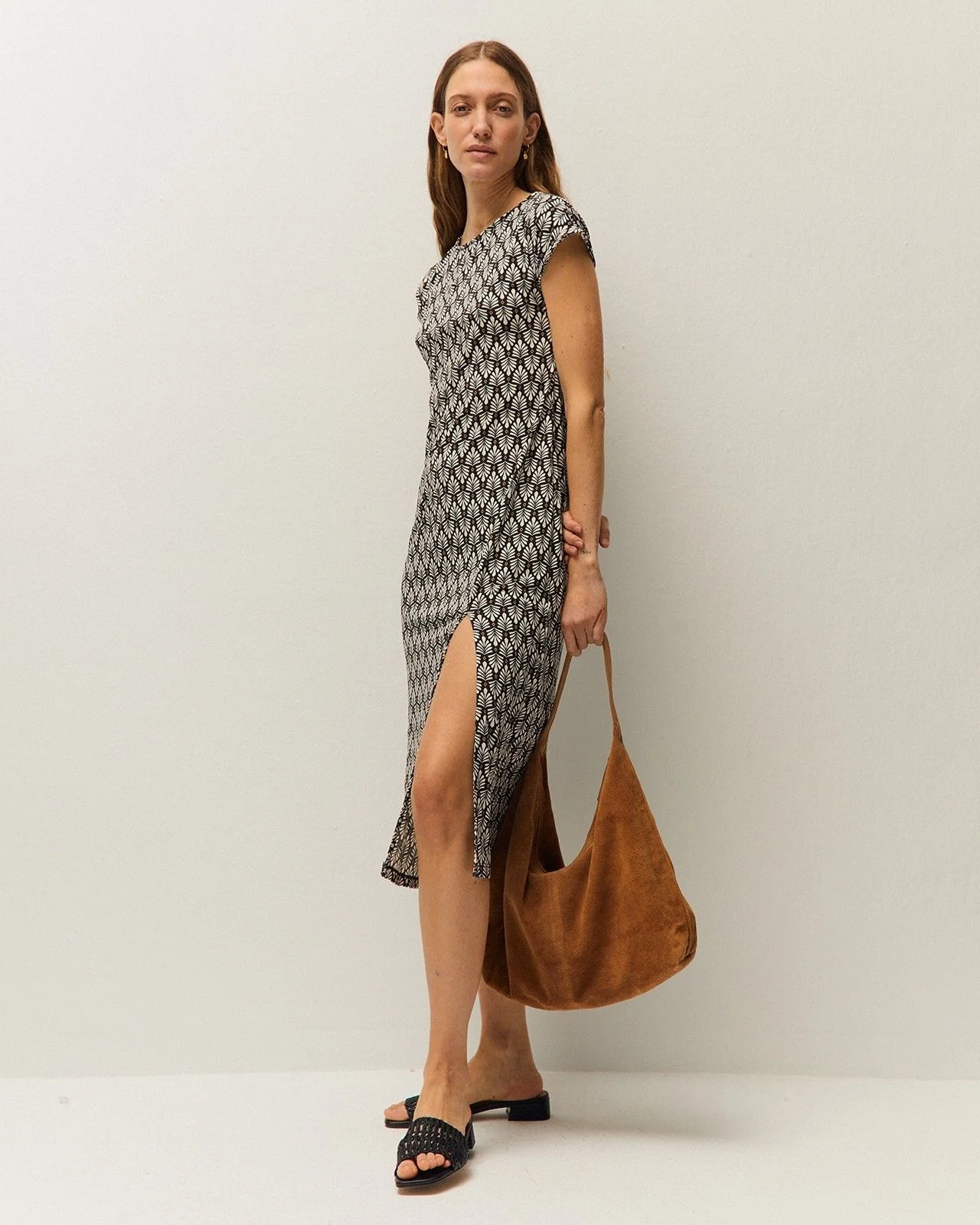 Vestido estampado frunces - Image 3