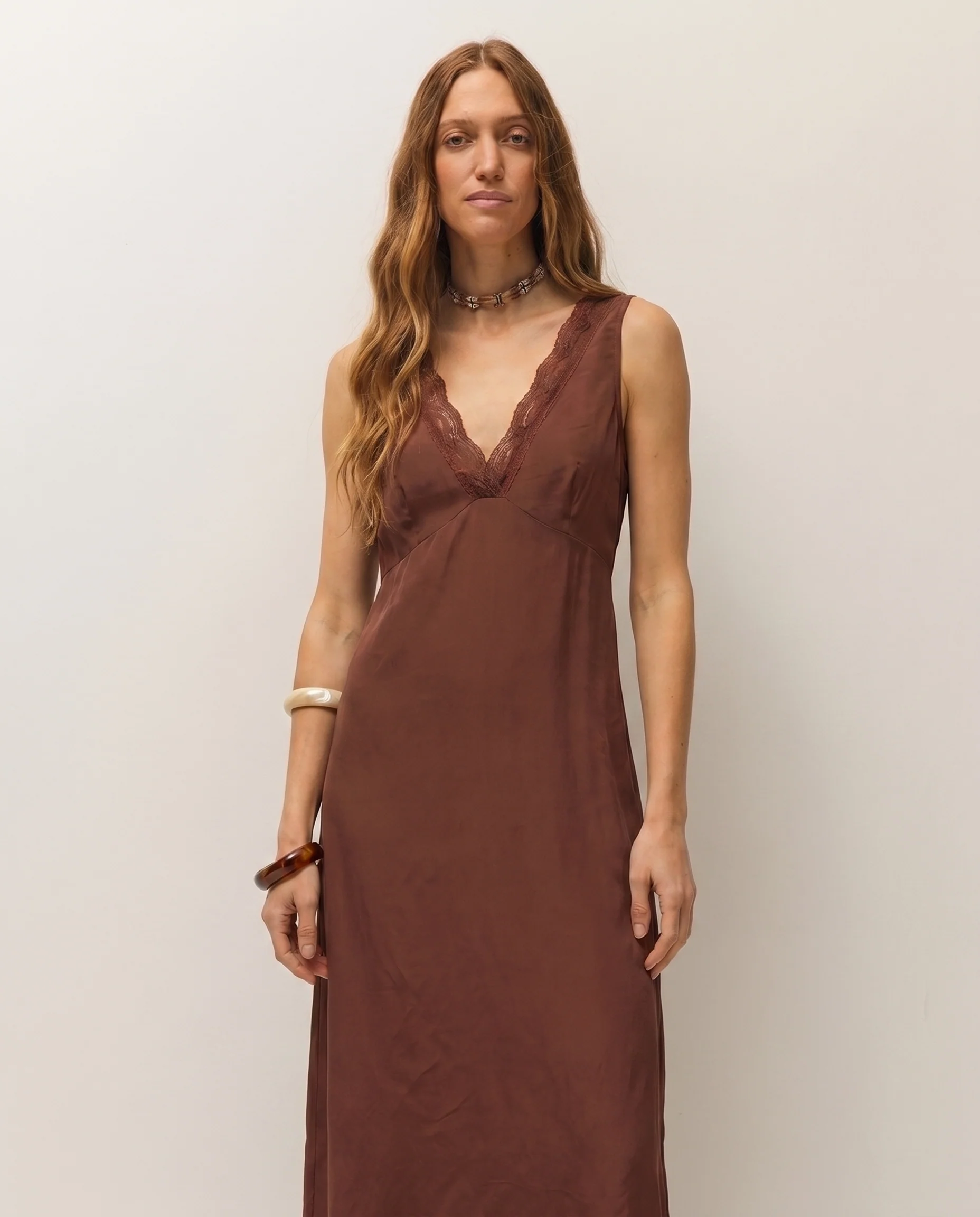 Vestido largo lace - Image 3
